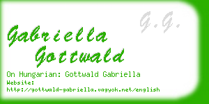 gabriella gottwald business card